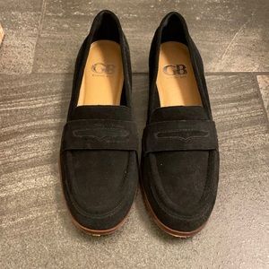 Gianni Bini Black suede loafers